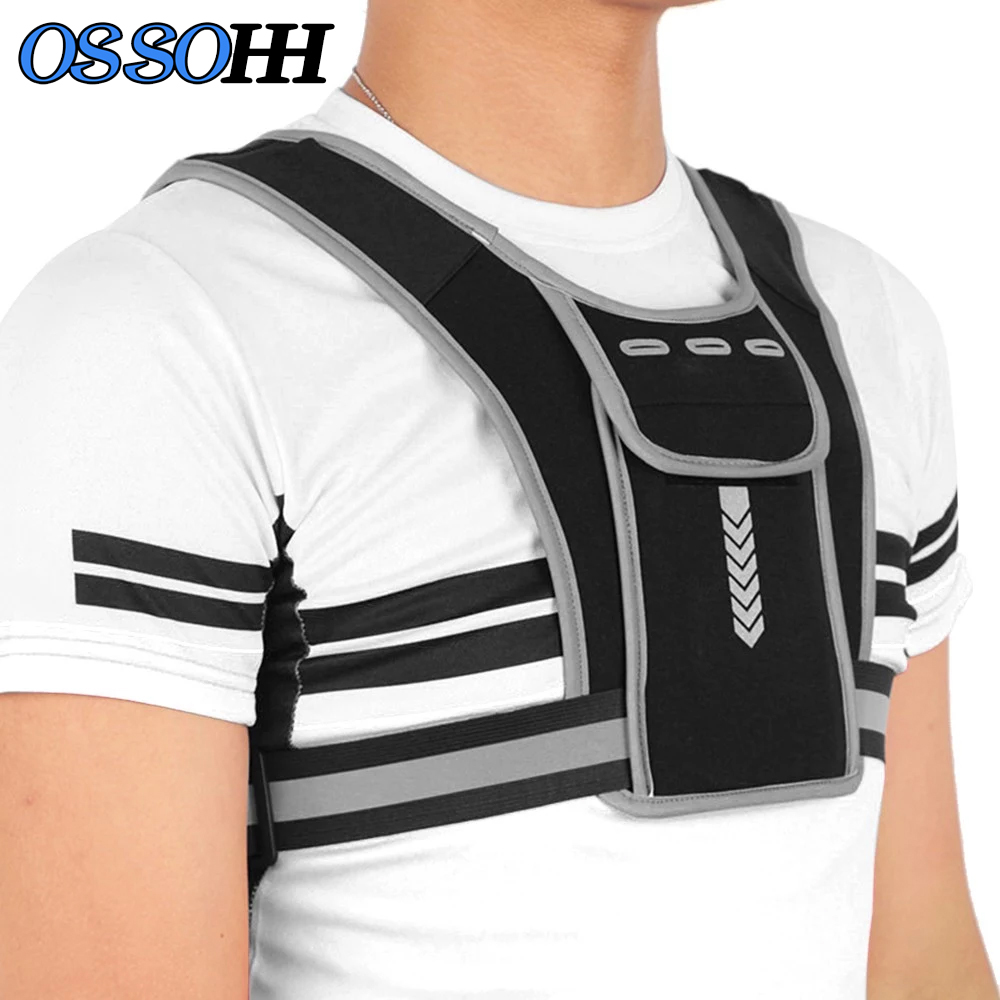 Reflective Cycling Vest - 1 Buah Rompi Lari Reflektif, Rompi