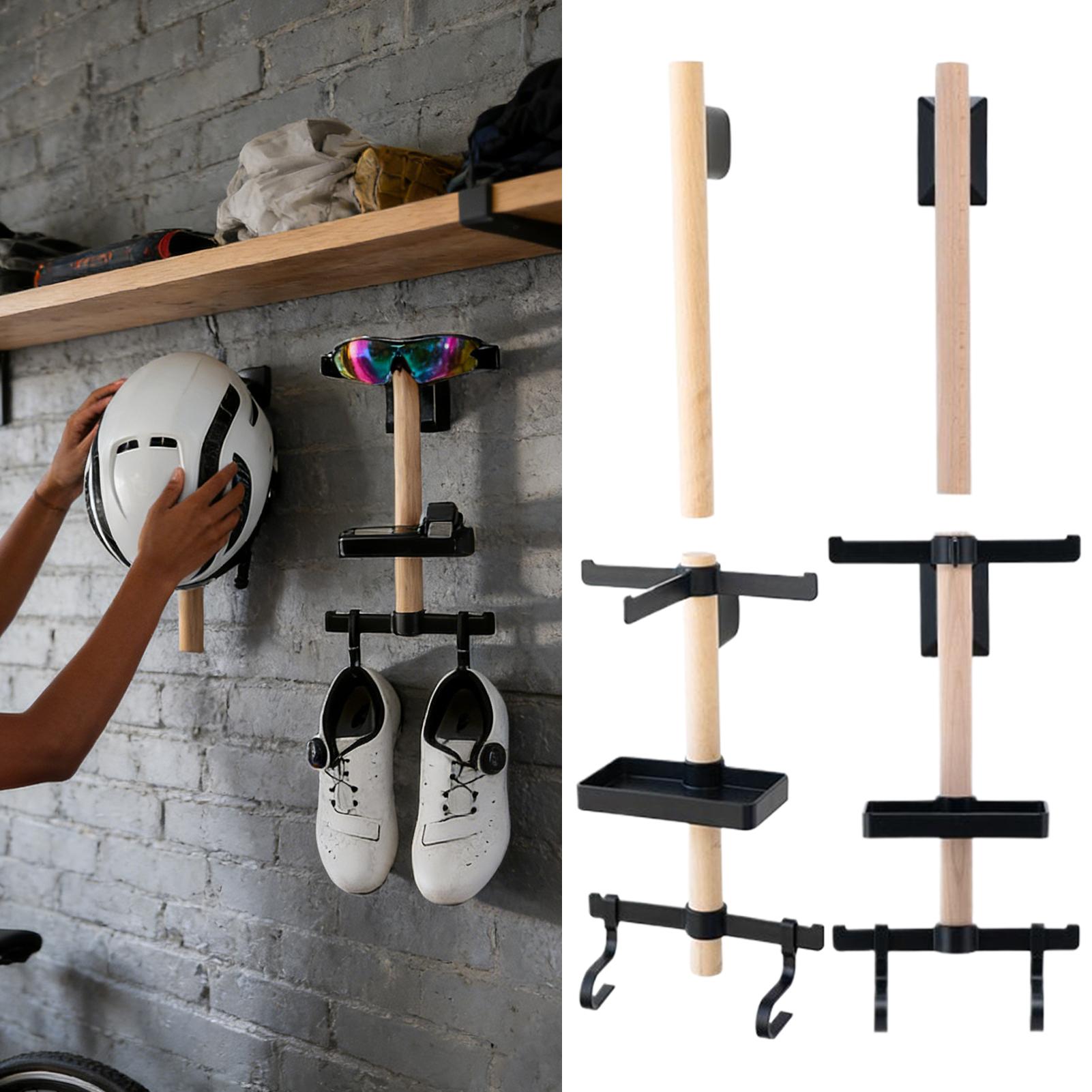 Cycling Gear Display - Penyangga Dinding untuk Penyimpanan Perlengkapan Bersepeda,