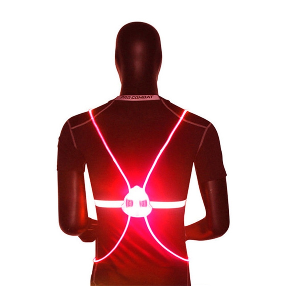 Reflective Cycling Vest - Rompi LED Reflektif 360 Derajat untuk