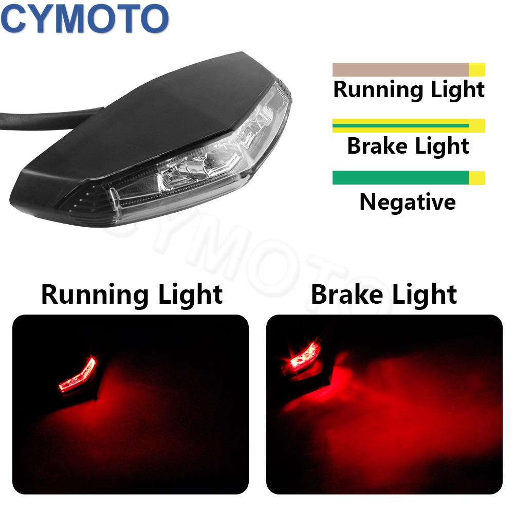 Bike Tail Light - Braket Lampu Belakang LED Motor, Lampu
