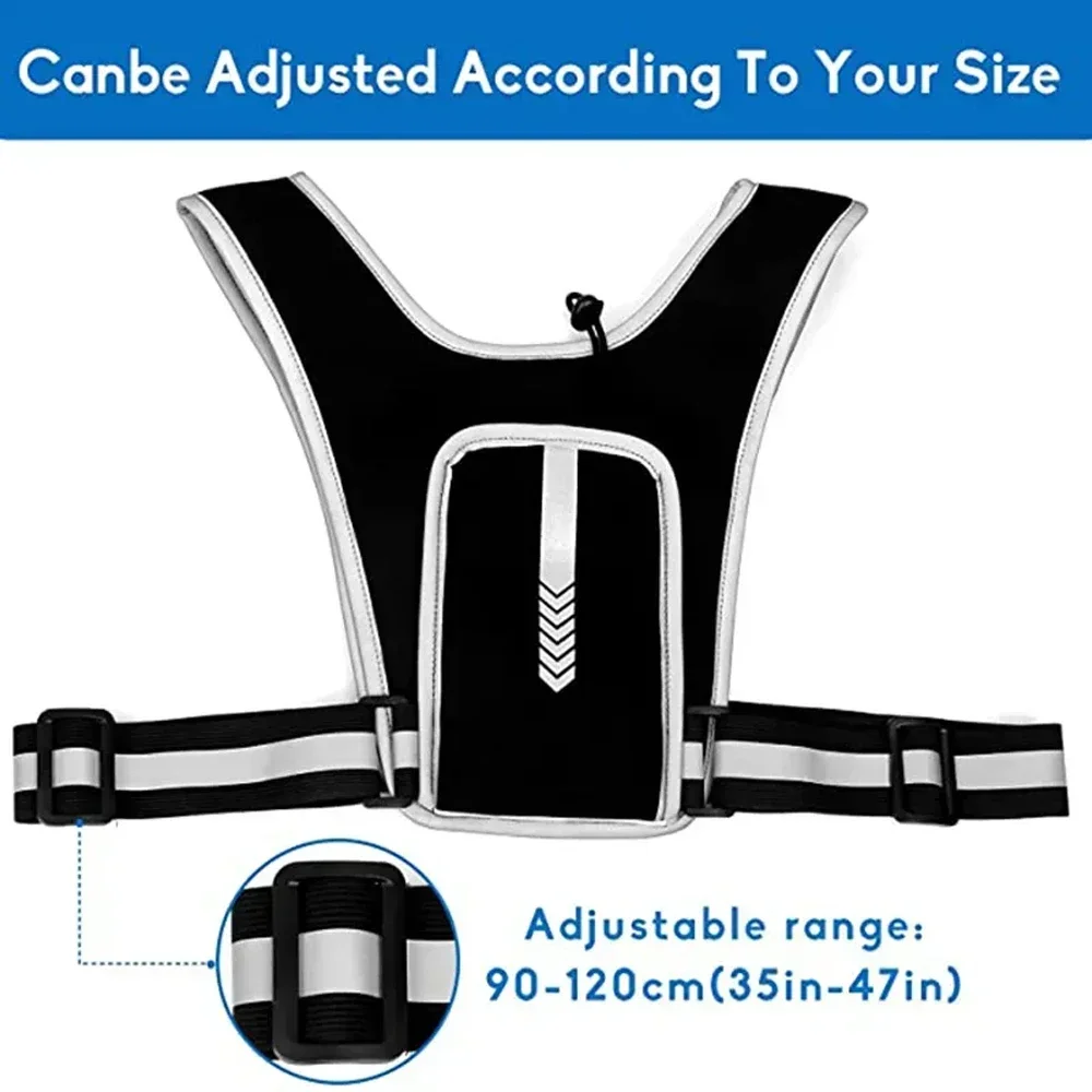 1 Buah Rompi Lari Reflektif, R - Reflective Cycling Vest ulasan dan harga
