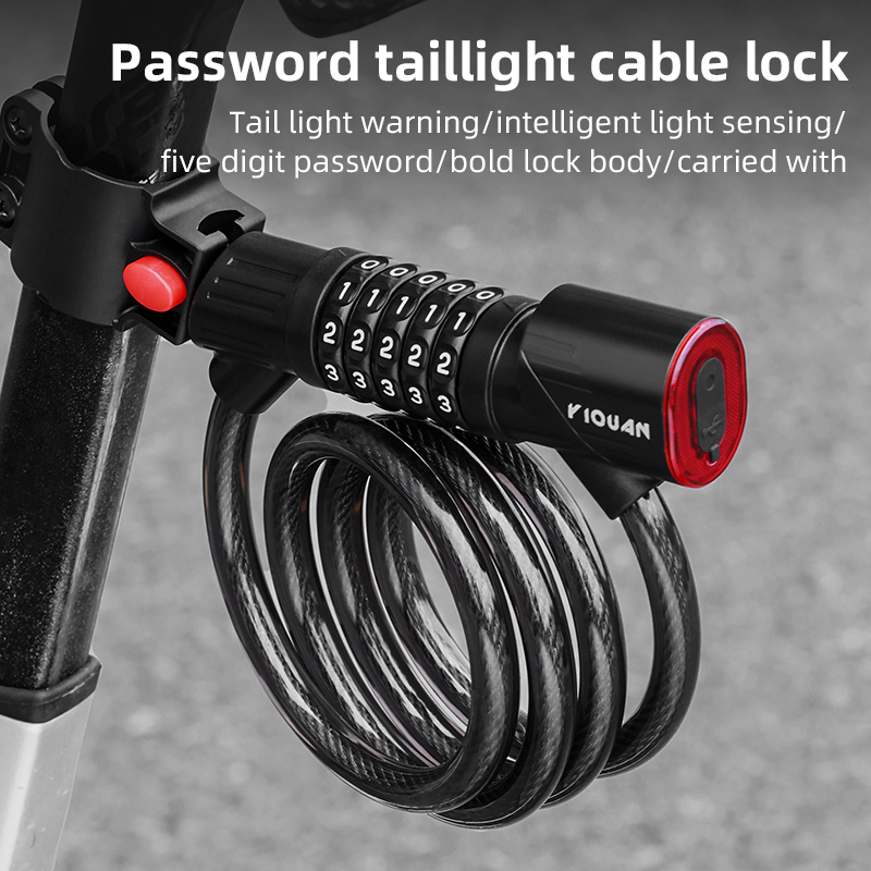 Kunci Kabel Baja Sepeda 1.2m K - Bike Tail Light ulasan dan harga