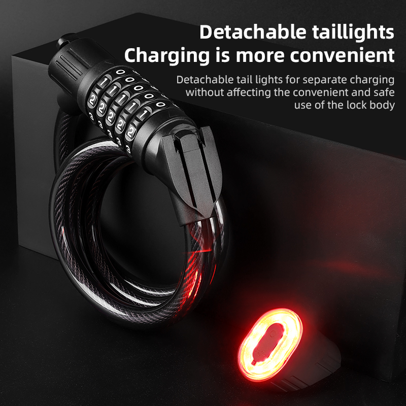 Kunci Kabel Baja Sepeda 1.2m K - Bike Tail Light ulasan dan harga