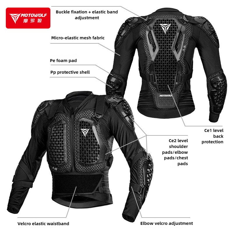 Jaket Motor Pelindung Tubuh Mo - Cycling Gear Jacket ulasan dan harga