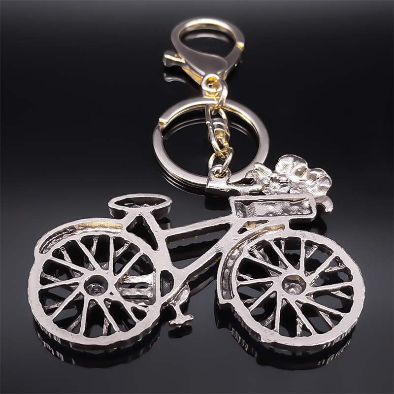 Gantungan kunci sepeda kristal - Yellow Cycling Gear ulasan dan harga