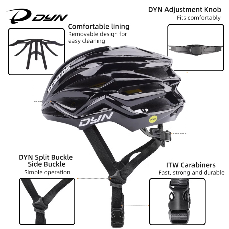 DYN CRATOS helm sepeda ultra r - Aero Cycling Helmet ulasan dan harga
