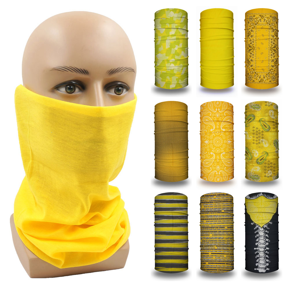 Bandana tabung kuning wanita,  - Yellow Cycling Gear ulasan dan harga