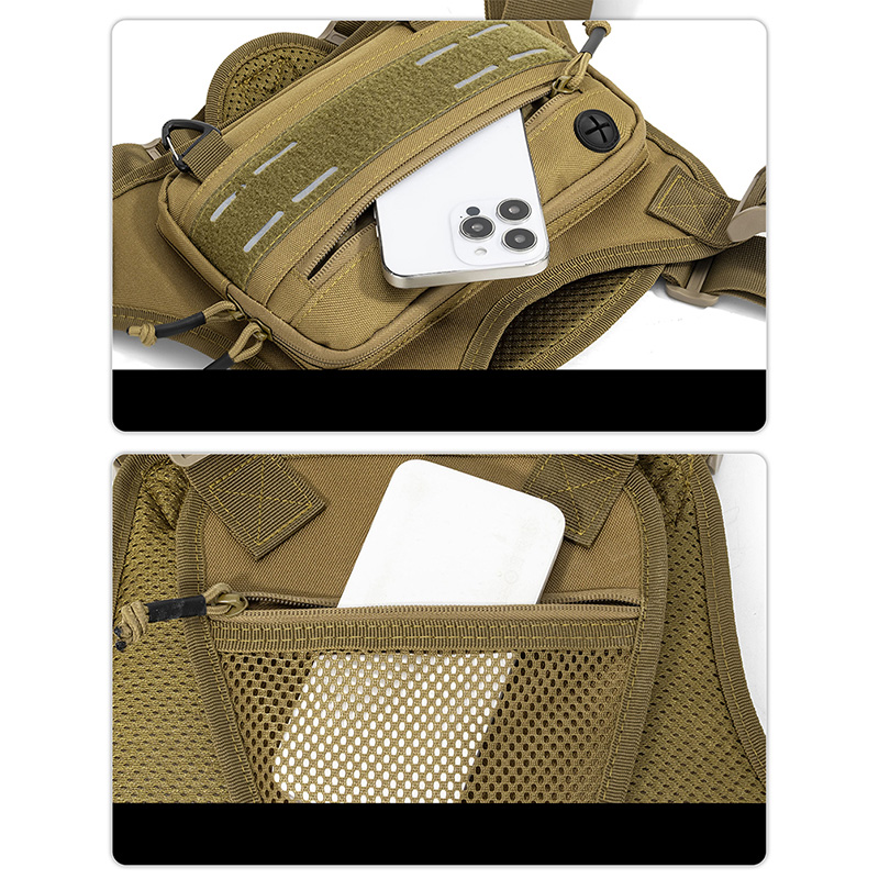 Tas Rompi Dada Taktis untuk Be - Reflective Cycling Vest ulasan dan harga