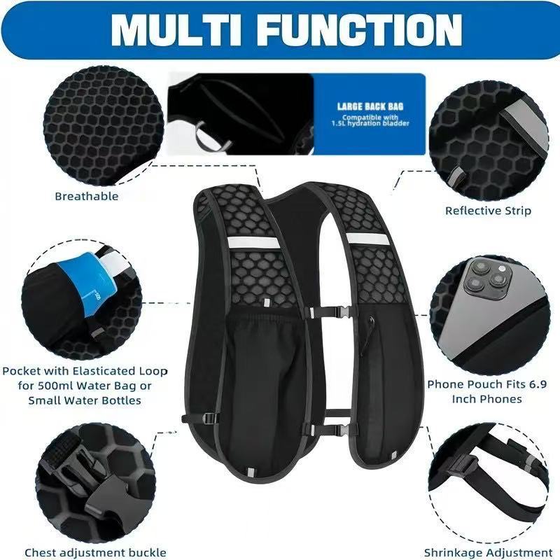 Ransel Vest Olahraga Ringan un - Reflective Cycling Vest ulasan dan harga