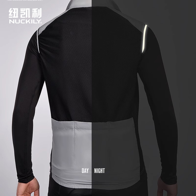 NUCKILY Rompi Bersepeda Pria T - Reflective Cycling Vest ulasan dan harga