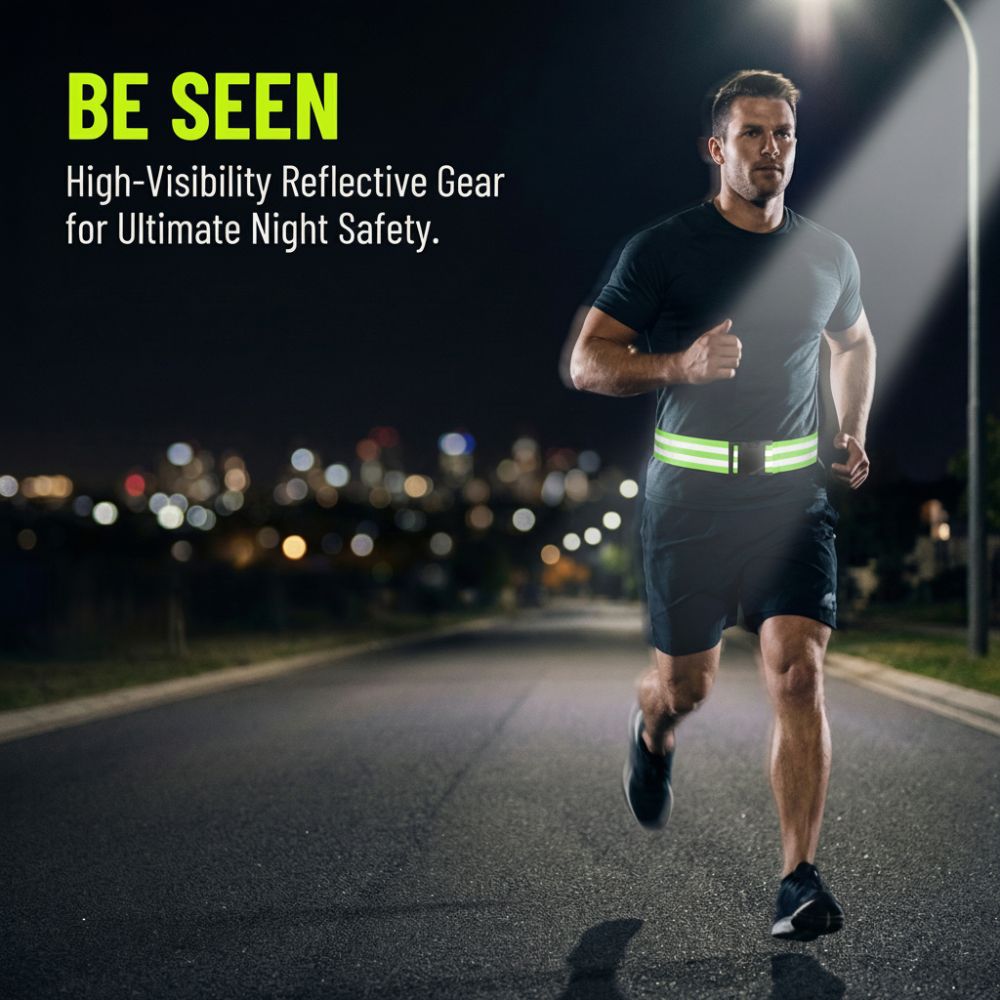 2 Buah Sabuk Reflektif Dapat D - Yellow Cycling Gear ulasan dan harga