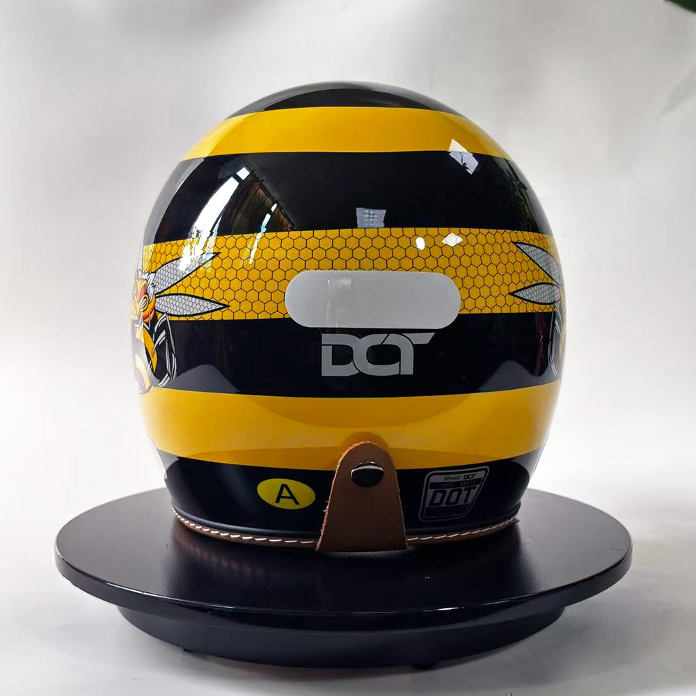 Helm Sepeda Motor Retro Baru Y - Yellow Cycling Gear ulasan dan harga